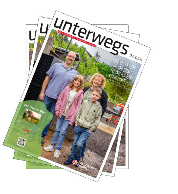 Cover Kundenmagazin "unterwegs 03.2024"