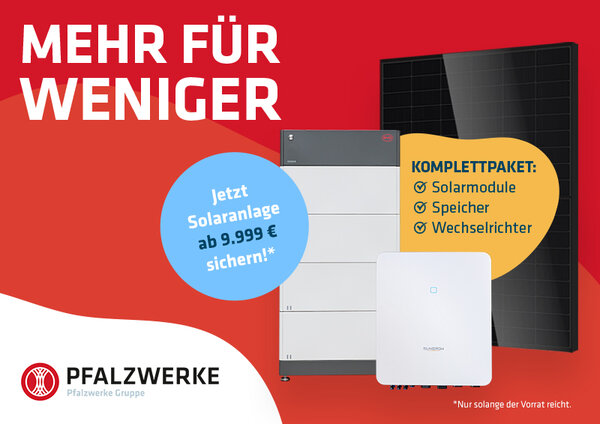 Angebot Solaranlage zum Knallerpreis