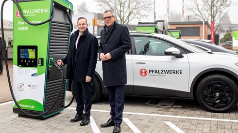 Pfalzwerke eröffnen Deutschlandnetz-Ladepark in Landau mit Dr. Volker Wissing, Bundesminister für Digitales und Verkehr